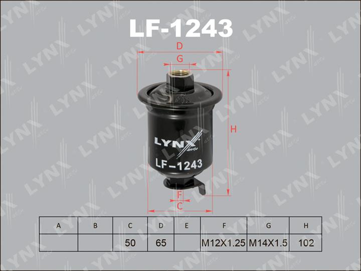 LYNXauto LF-1243 Fuel filter LF1243