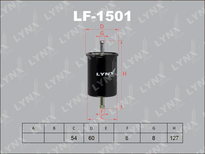 LYNXauto LF-1501 Fuel filter LF1501
