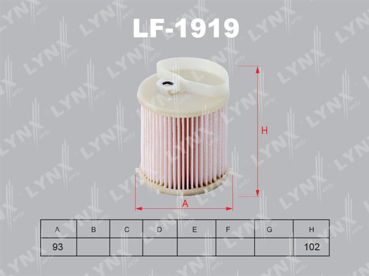 LYNXauto LF-1919 Fuel filter LF1919