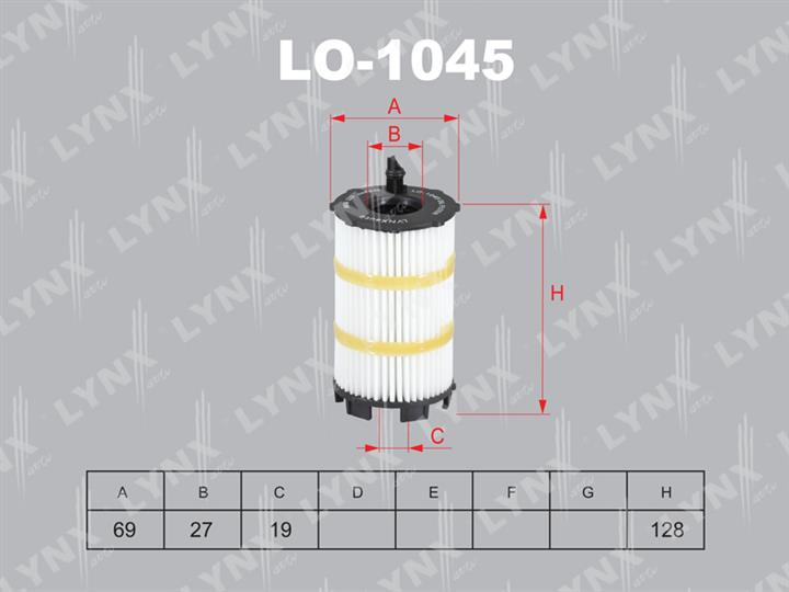 LYNXauto LO-1045 Oil Filter LO1045