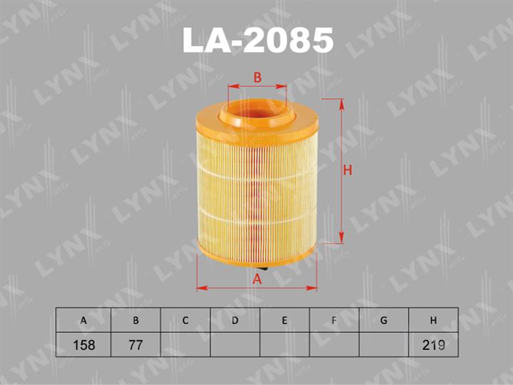 LYNXauto LA-2085 Air filter LA2085