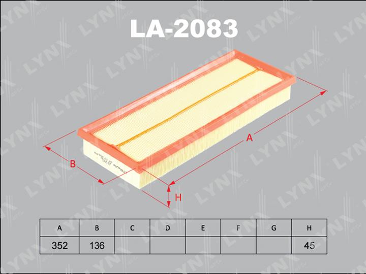 LYNXauto LA-2083 Air filter LA2083