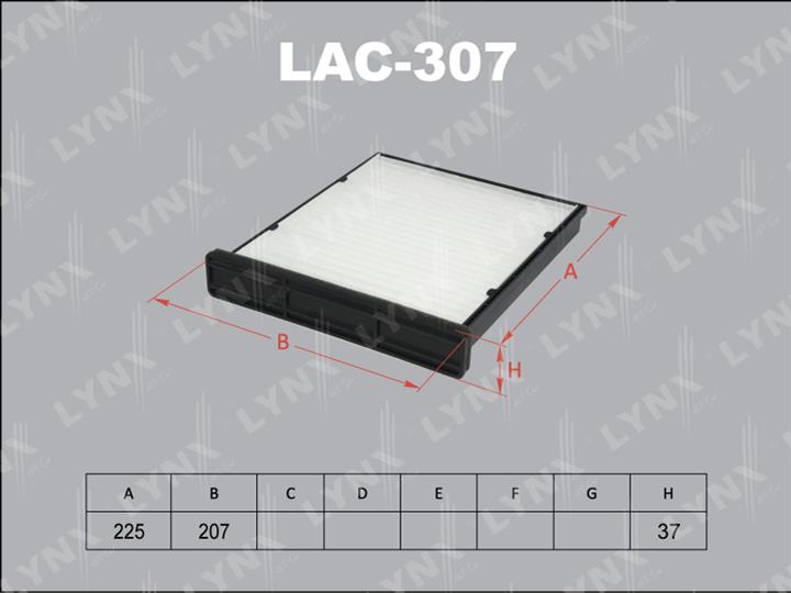 LYNXauto LAC-307 Filter, interior air LAC307