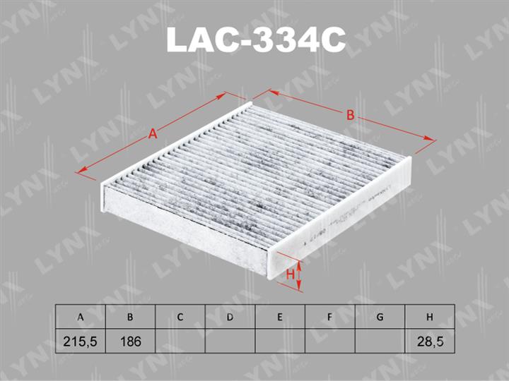 LYNXauto LAC-334C Filter, interior air LAC334C