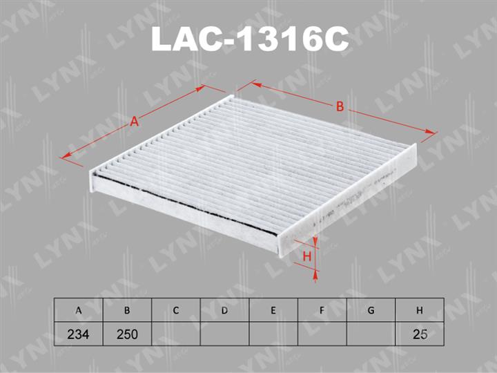 LYNXauto LAC-1316C Filter, interior air LAC1316C