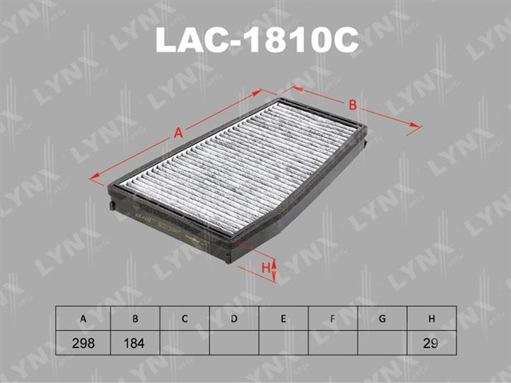 LYNXauto LAC-1810C Filter, interior air LAC1810C