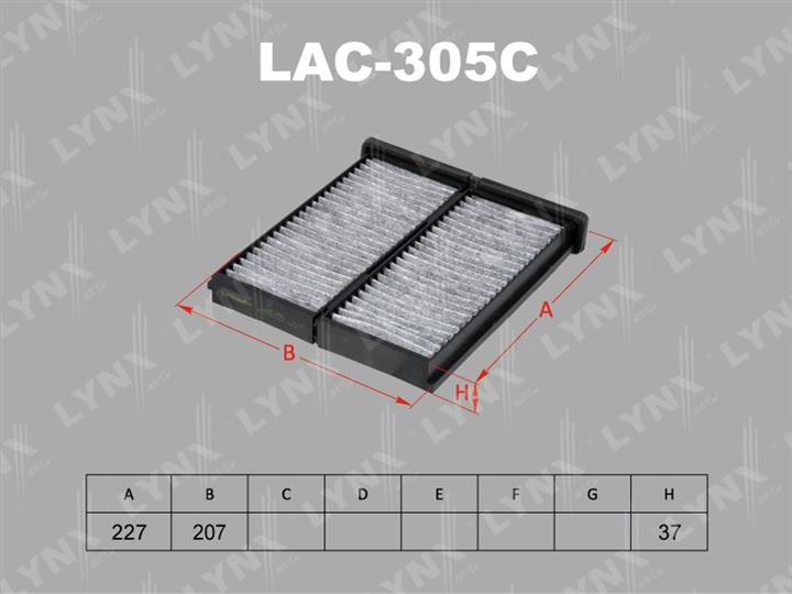 LYNXauto LAC-305C Filter, interior air LAC305C