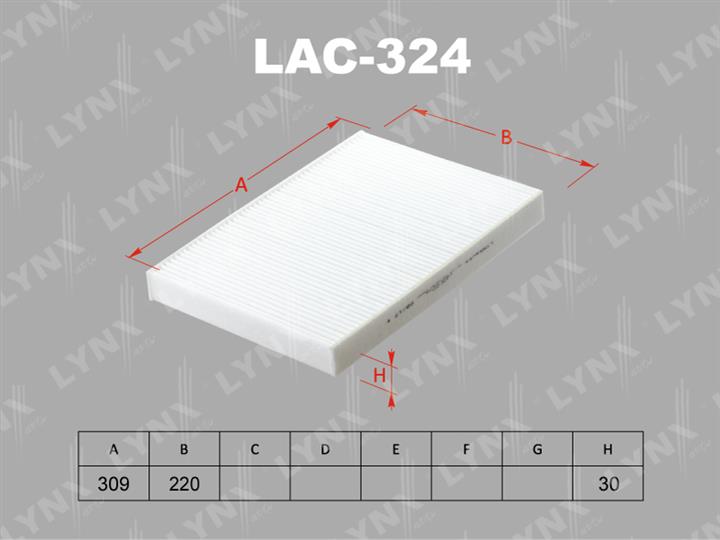LYNXauto LAC-324 Filter, interior air LAC324