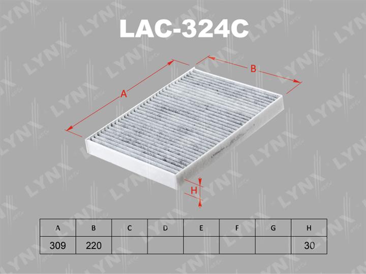 LYNXauto LAC-324C Filter, interior air LAC324C
