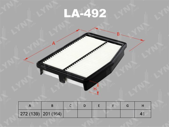 LYNXauto LA-492 Filter LA492