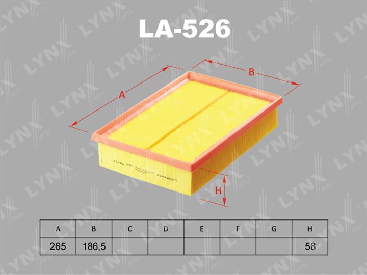 LYNXauto LA-526 Filter LA526