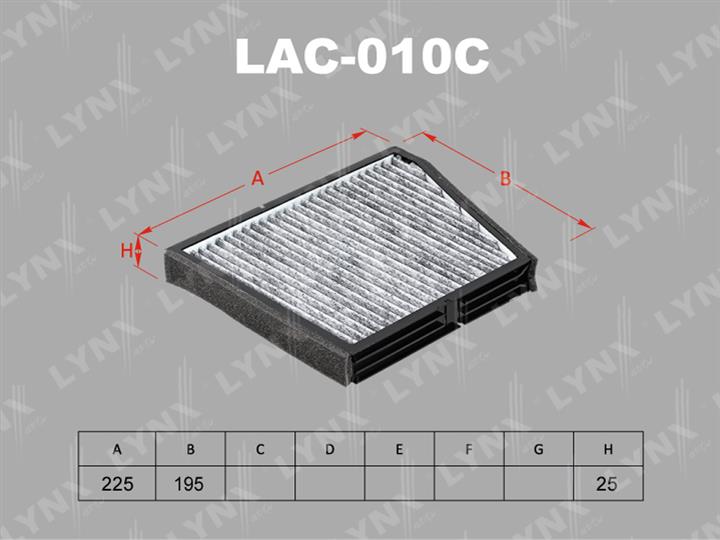 LYNXauto LAC-010C Filter, interior air LAC010C
