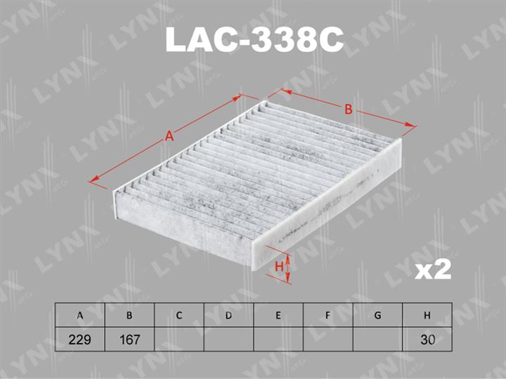 LYNXauto LAC-338C Filter, interior air LAC338C