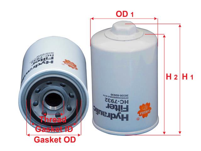Sakura HC-7932 Hydraulic filter HC7932