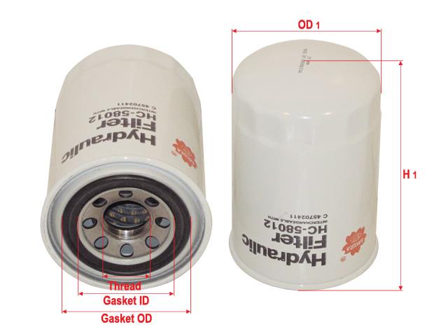 Sakura HC-58012 Hydraulic filter HC58012