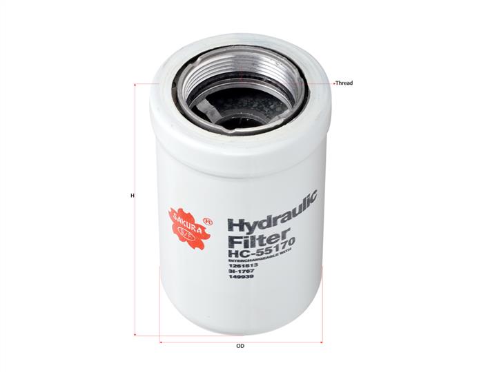 Sakura HC-55170 Hydraulic filter HC55170