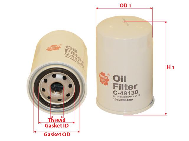 Sakura C-49130 Oil Filter C49130
