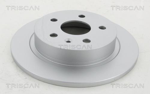 Triscan 8120 24157C Rear brake disc, non-ventilated 812024157C