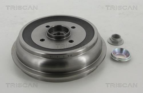 Triscan 8120 28209 Brake drum with wheel bearing, assy 812028209