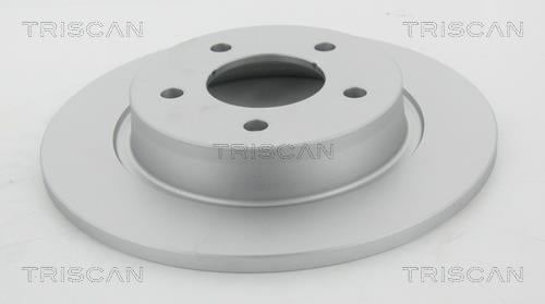 Triscan 8120 50141C Rear brake disc, non-ventilated 812050141C