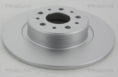 Triscan 8120 12128C Rear brake disc, non-ventilated 812012128C