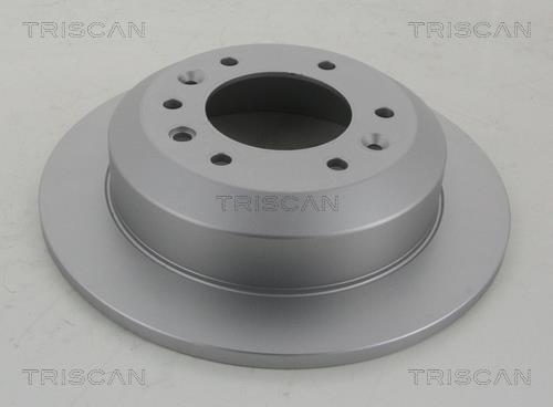 Triscan 8120 18124C Rear brake disc, non-ventilated 812018124C