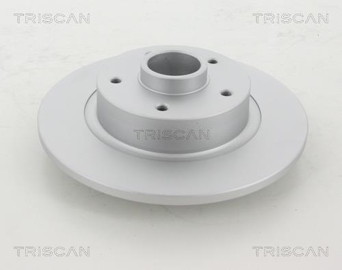 Triscan 8120 25171C Rear brake disc, non-ventilated 812025171C