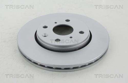 Triscan 8120 10190C Front brake disc ventilated 812010190C