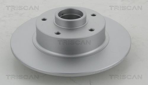 Triscan 8120 25173C Rear brake disc, non-ventilated 812025173C