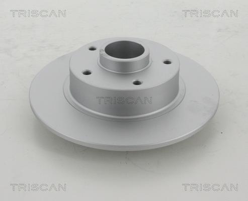 Triscan 8120 25172C Rear brake disc, non-ventilated 812025172C