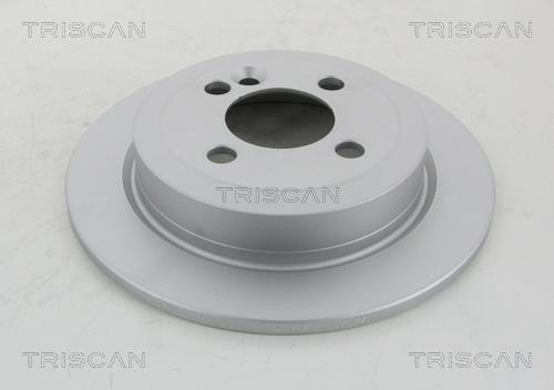 Triscan 8120 11186C Rear brake disc, non-ventilated 812011186C