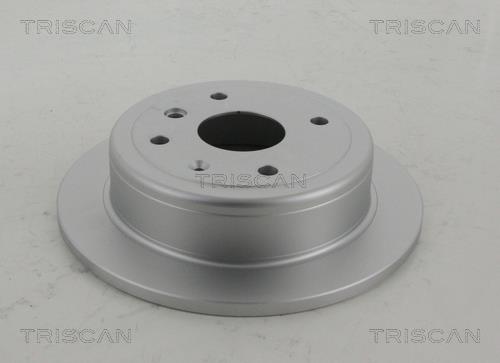 Triscan 8120 21108C Rear brake disc, non-ventilated 812021108C