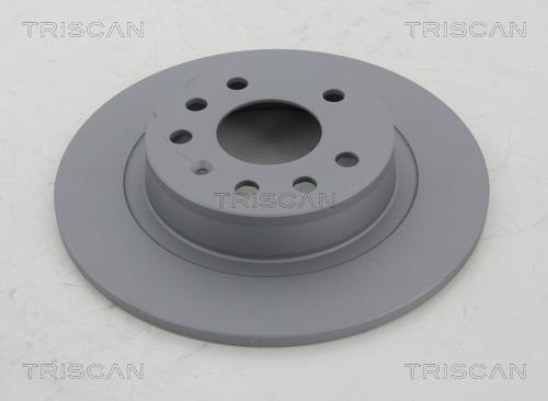 Triscan 8120 24153C Rear brake disc, non-ventilated 812024153C