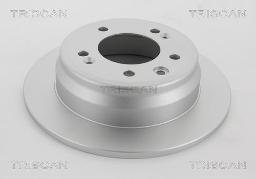 Triscan 8120 43124C Rear brake disc, non-ventilated 812043124C