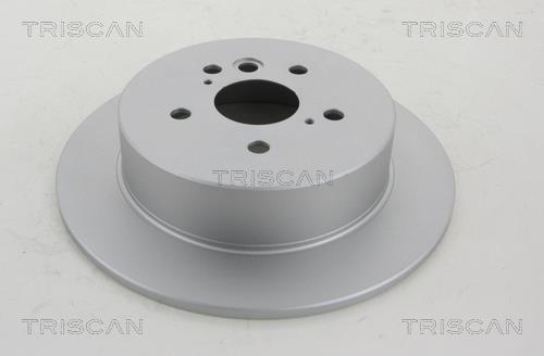 Triscan 8120 13186C Rear brake disc, non-ventilated 812013186C