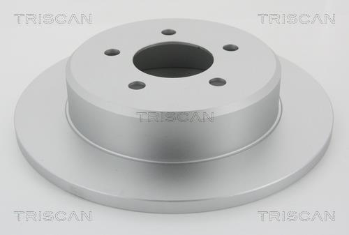 Triscan 8120 101012C Rear brake disc, non-ventilated 8120101012C