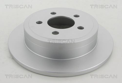 Triscan 8120 101018C Rear brake disc, non-ventilated 8120101018C