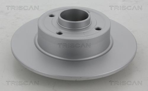 Triscan 8120 25151C Rear brake disc, non-ventilated 812025151C