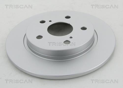 Triscan 8120 131004C Rear brake disc, non-ventilated 8120131004C