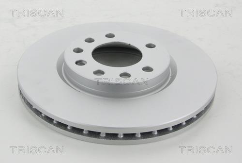 Triscan 8120 24164C Front brake disc ventilated 812024164C