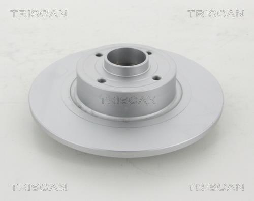 Triscan 8120 25142C Rear brake disc, non-ventilated 812025142C