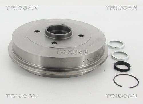 Triscan 8120 28210 Brake drum with wheel bearing, assy 812028210