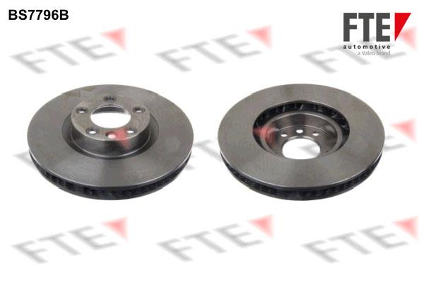 FTE BS7796B Front brake disc ventilated BS7796B