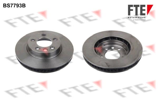 FTE BS7793B Front brake disc ventilated BS7793B