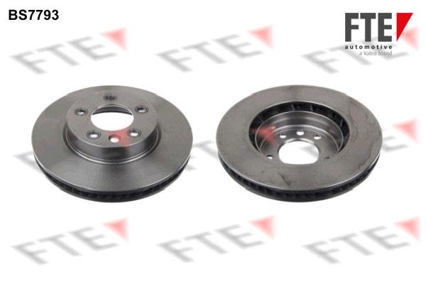 FTE BS7793 Front brake disc ventilated BS7793
