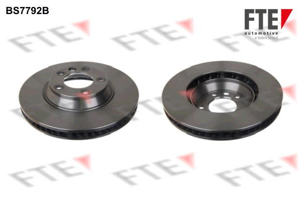 FTE BS7792B Front brake disc ventilated BS7792B