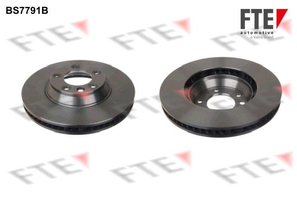 FTE BS7791B Front brake disc ventilated BS7791B