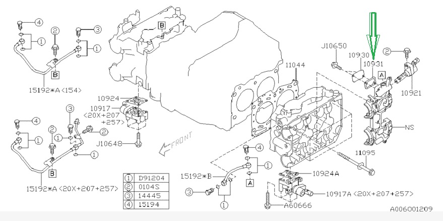 Buy Subaru 10931AA010 – good price at EXIST.AE!