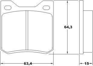 Alanko 300580 Brake Pad Set, disc brake 300580