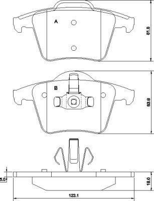 Alanko 300429 Brake Pad Set, disc brake 300429